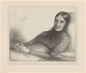 Portret van Elisabeth Ragazzi van den Wall Bake