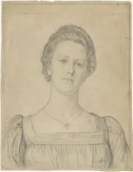 Portret van Emilie van Kerckhoff