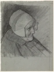 Portret van vrouw van den Brink