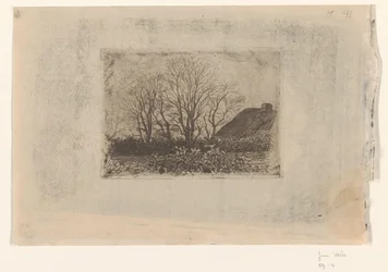 Weide met bomen, Ewijkshoeve