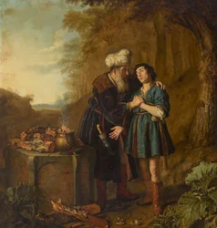 Abraham en Izaäk voor het offer