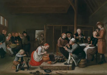 De boerderijkeuken van Jan Victor in de schuur