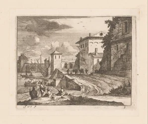 Kades van een Italiaanse haven