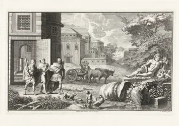 Bestraffing van een sodomiet in de Romeinse tijd