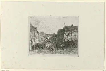 Gezicht op het Binnenhof