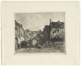 Gezicht op het Binnenhof