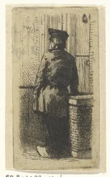 Jonge man op klompen