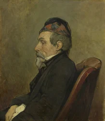 Portret van Johan-Hendrick-Louis Meyer, marineschilder