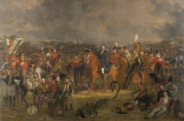 De slag bij Waterloo