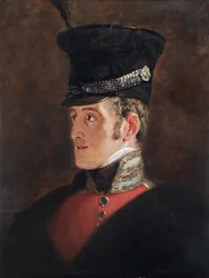 Portret van Veldmaarschalk Sir John Colborne, Britse soldaat, 1821