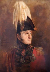 Portret van Generaal Lord Edward Somerset, Britse soldaat, 1821