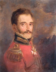 Portret van generaal Sir John Elley, Britse soldaat