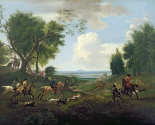 Jachtscène