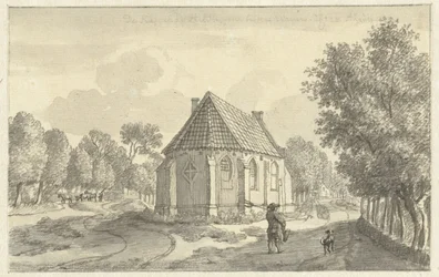 De kerk van Helsdingen bij Vianen