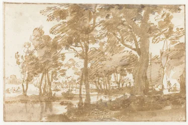Buiten het Westeinde van Den Haag