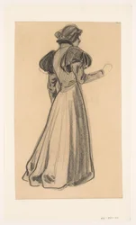 Staande vrouw