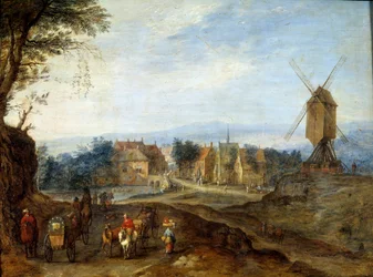 Landschap bij de molen