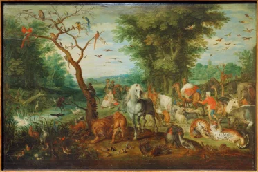 Paradijslandschap met Ark van Noach