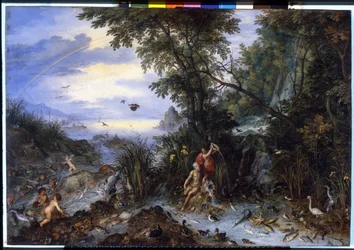 Water. Schilderij door Brueghel Jan I