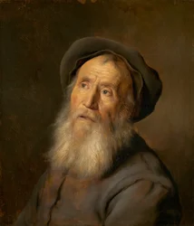 Man met baard en baret, ca.1630 (olieverf op paneel)