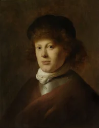 Portret van Rembrandt Harmensz van Rijn, 1628