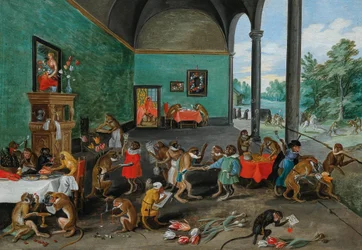 Allegorie van de tulpenmanie, midden 17e eeuw