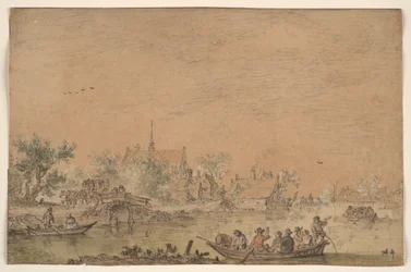 Boottocht op een rivier