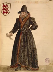 Engelse ambassadeur, uit Gli Abiti de Veneziani