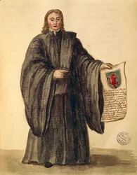 Grote Kanselier van de stad Chioggia, Gli Abiti de Veneziani, uit geïllustreerd kostuumboek