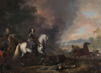 Hendrik Casimir II, Prins van Nassau-Dietz, in een Slag