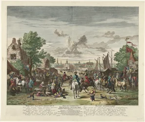 Paardenmarkt, ca. 1702 (title on object)