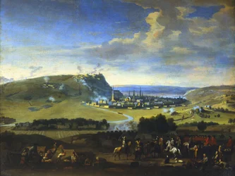 Het Beleg van Namen, scène voor de laatste aanval, 5 augustus 1695