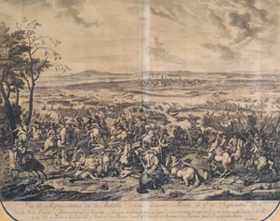 De slag bij Turijn op 7 september 1706