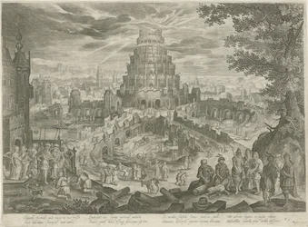 Nimrod laat de Toren van Babel bouwen