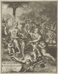 Titelpagina voor: M. Gargon, De eenige troost, 1713