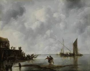 Vissersboten in een kalmte, 1651