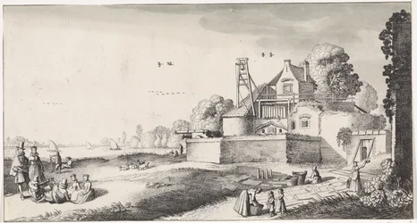 Bleekveld voor een fort