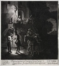De Barmhartige Samaritaan Betaalt de Herbergier