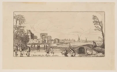 Winterlandschap, van Zes landschappen
