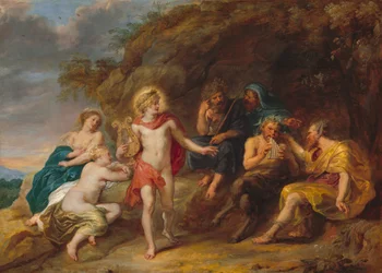 Het oordeel van Midas, c. 1640