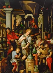 Laboratorium van de alchemist