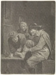 Man bij een arts