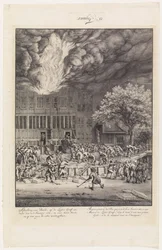 Brand op de Leidschegracht 1684