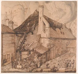 De brand in zeepziederij „De Bruynvis“