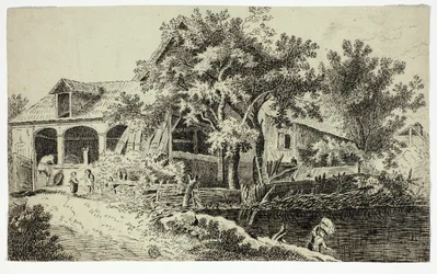 Molen bij de rivier
