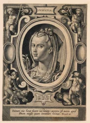 Gerechtigheid (Iustitia), plaat 5 uit de 
