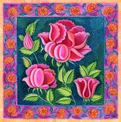Roze bloemen
