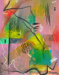 Levendige abstracte lagen