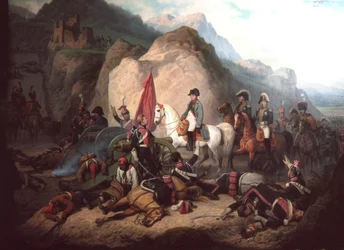 Napoleon in de Somosierra-kloof