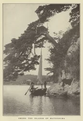 Onder de eilanden van Matsushima